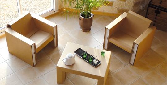 muebles de carton