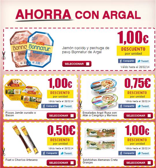 Promociones en el punto de venta, pero en Internet