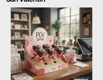 Expositores promocionales para impulsar ventas en San Valentín